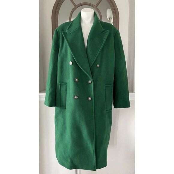 Michael Kors Mensy Double-Breasted Wool Blend Coat, NWT, Size XL - Picture 15 of 16